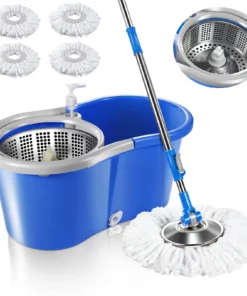 SPIN MOP AND BUCKET FLOOR CLEANING SYSTEM