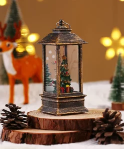 Snow Globe Christmas Lantern Decorations