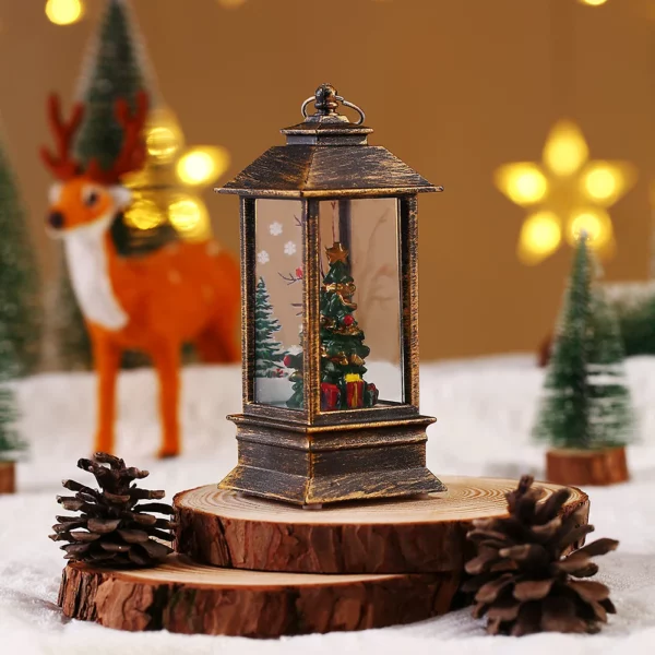 Snow Globe Christmas Lantern Decorations