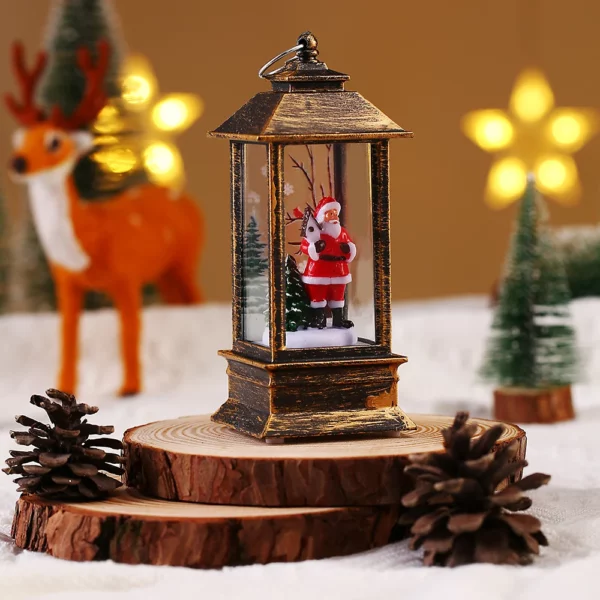 Snow Globe Christmas Lantern Decorations