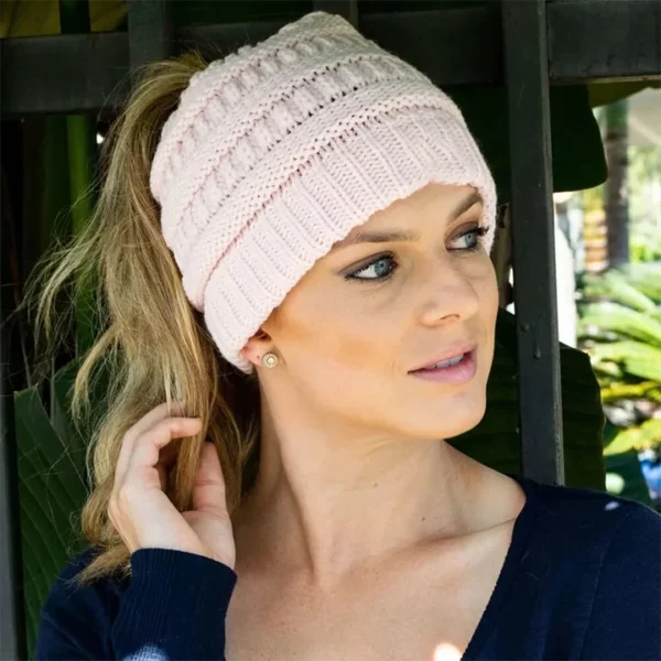 Beanie Knit Ponytail