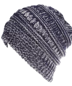 Soft Knit Ponytail Beanie