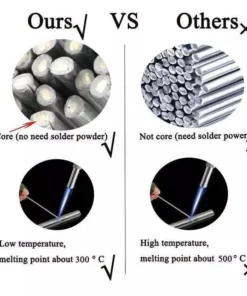 Solution Welding Flux-Cored Rods