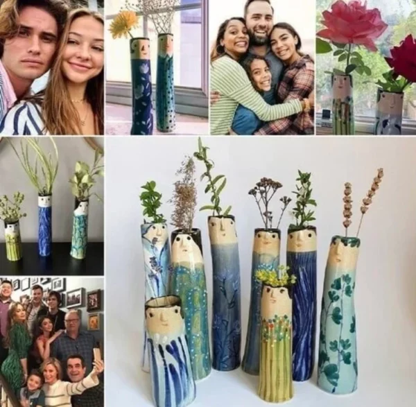 Proljetne obiteljske vaze s pupoljcima