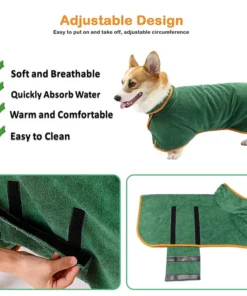 Thickened Microfiber Absorbent Dog Bath Towel