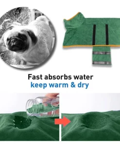 Thickened Microfiber Absorbent Dog Bath Towel