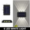 Waterproof Solar Powered Outdoor Patio Wall Decor Light