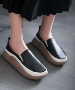 Women Fashion Platform Loafers