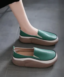 Women Fashion Platform Loafers