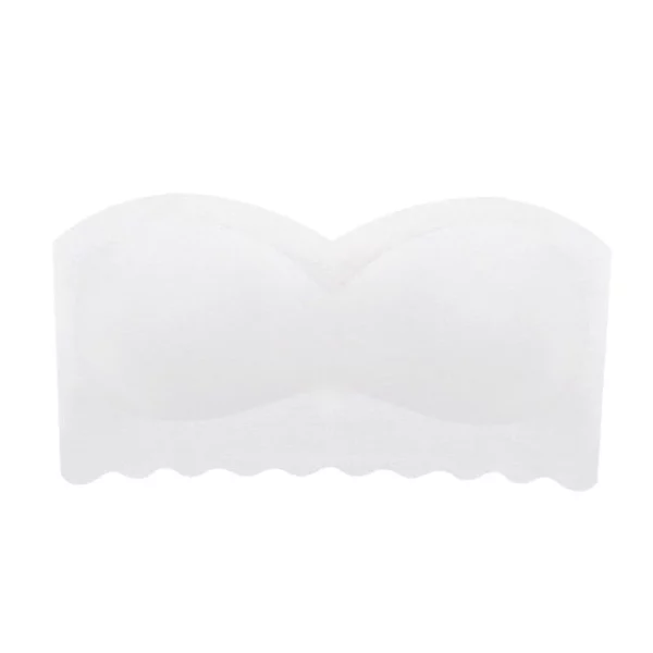 Dumarka Plus Size Sexy Strapless Invisible Push Up Bras