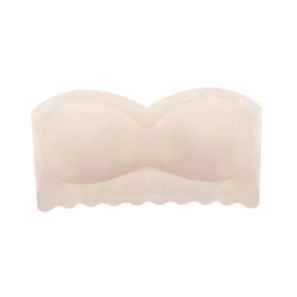 Dumarka Plus Size Sexy Strapless Invisible Push Up Bras