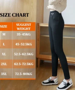 Womens Fashionable Thermal Cashmere Slim Pants
