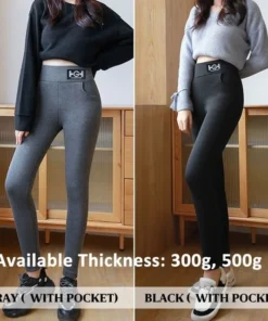 Womens Fashionable Thermal Cashmere Slim Pants
