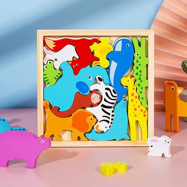 Mga Wooden Toy Dinosaur Puzzle