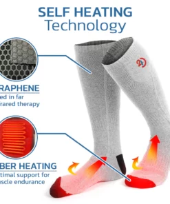 24H7WARM Električne grijane grafenske čarape za detoksikaciju