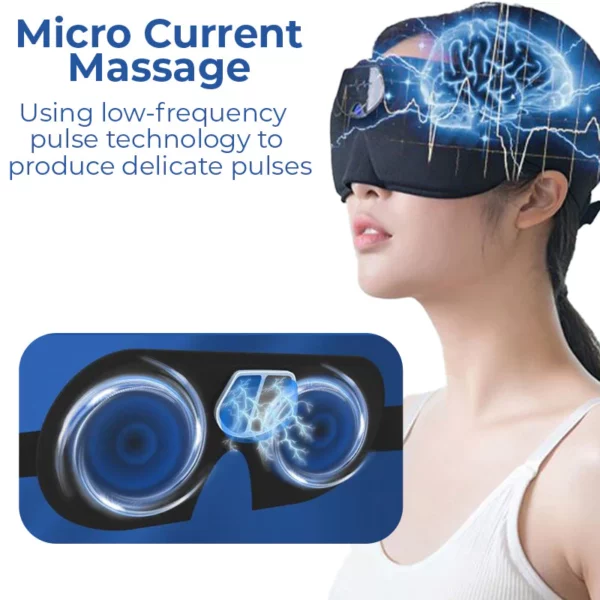 របាំងភ្នែក 3D Microcurrent AcuMassage