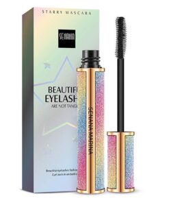 4D Mascara Trwchus Ffibr Silk Gwrth-ddŵr