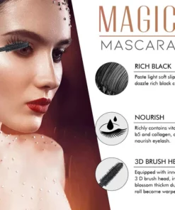 4D Waterproof Silk Fiber Thick Lengthening Mascara