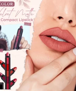 5 Koulè Velvet Matte Compact Lipstick