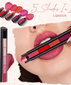 5 Umbala we-Velvet Matte Compact Lipstick