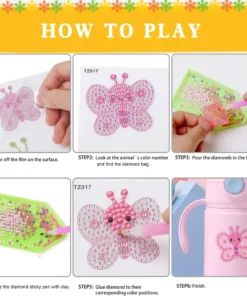 Beginners 24 PCS 5D DIY Diamond Painting Stickers Kits