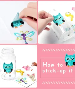 Beginners 24 PCS 5D DIY Diamond Painting Stickers Kits