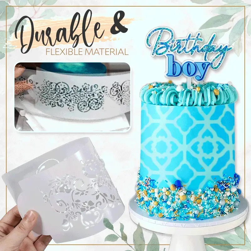 Cake Decorating Lace Stencils Set