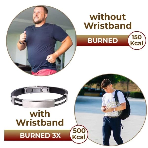 Carbon Steel Magnetic Detoxify Wristband