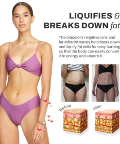 CleMent SlimVIBE TitanDetox OnyxBracelet