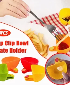 Dip Clip Bowl Plate Holder（4 Pcs/Set）