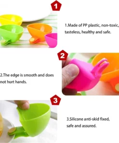 Dip Clip Bowl Plate Holder（4 Pcs/Set）