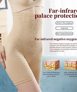 Far Infrared Negative Oxygen Ion Fat Burning Tummy Control Detox Bodysuit Briefs