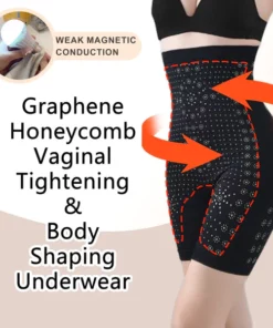 Far Infrared Negative Oxygen Ion Fat Burning Tummy Control Detox Bodysuit Briefs