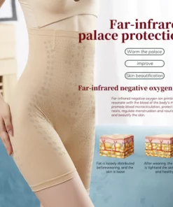 Far Infrared Negative Oxygen Ion Fat Burning Tummy Control & Detox Bodysuit