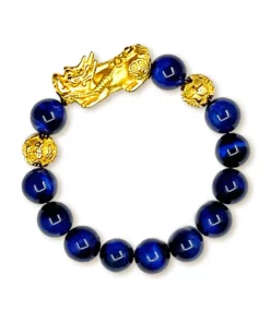 FengShui Tigereye Blue Pi Xiu Bracelet