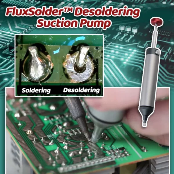 FluxSolder ™ Desoldering Suction Pump
