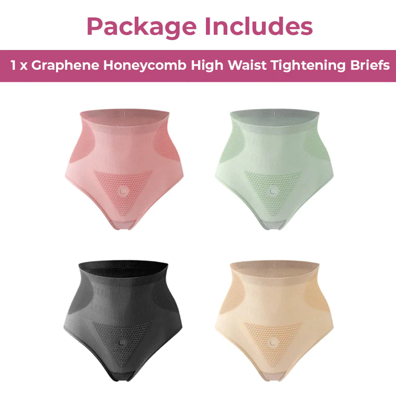 Graphene Honeycomb High Waist Tightening Briefs - Wowelo - Your