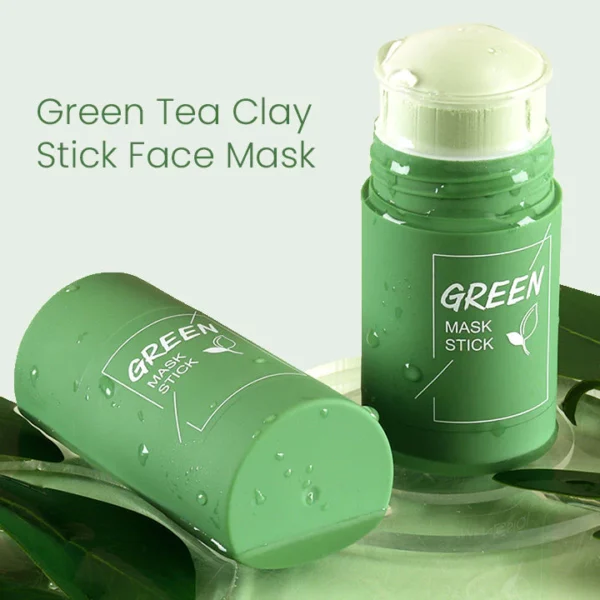 Mascarilla facial con barra de arcilla y té verde