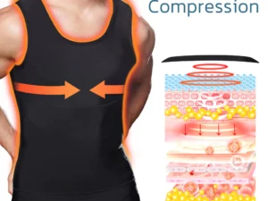 Gynecomastia Compress Far Infrared-Shaping Tank Top