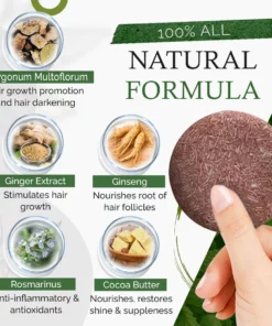 HairMax™ Black Hair Darkening Shampoo Bar