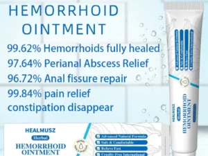 HealmuszPro Natural Herbal Hemorrhoids Ointment