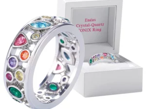 HeathCryt™ Crystal-Quartz IONIX Ring