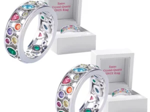 HeathCryt™ Crystal-Quartz IONIX Ring