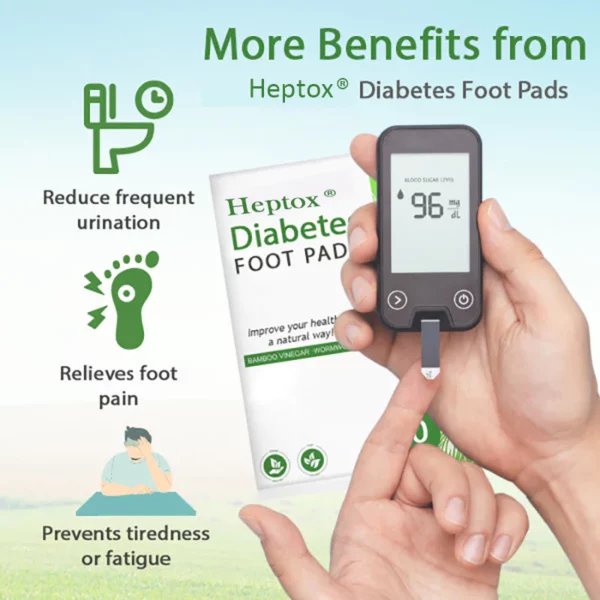 وسادات القدم Heptox® Diabetes