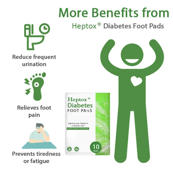 Coixinets Heptox® per a la diabetis