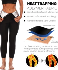 HotSweat WaistTrainer BodyShaper Leggings