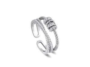 JANSIO Threanic Triple-Spin Ring