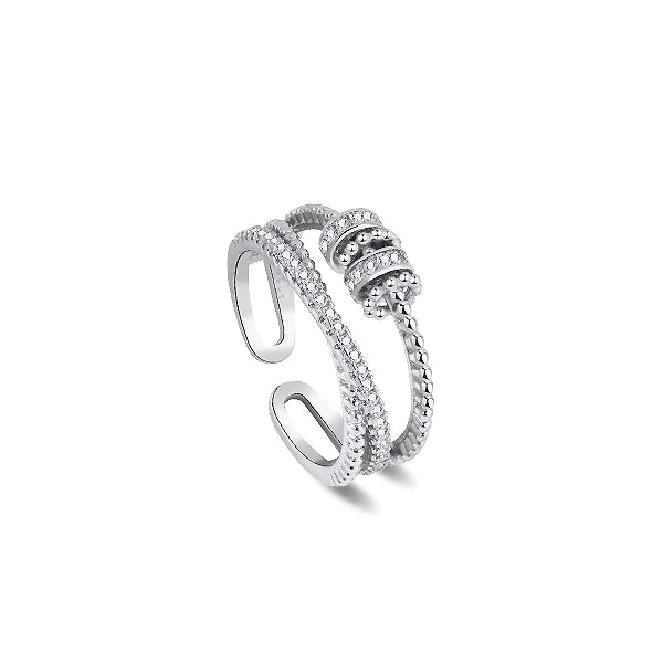 I-JANSIO Threanic Triple-Spin Ring