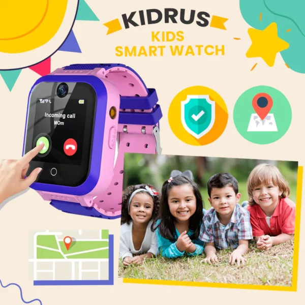 Relógio inteligente infantil KIDRUS