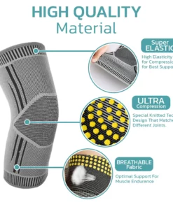 LEGBACK Graphene Acupressure Selfheating Knee Braces